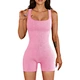 ribbed sleeveless bodysuit